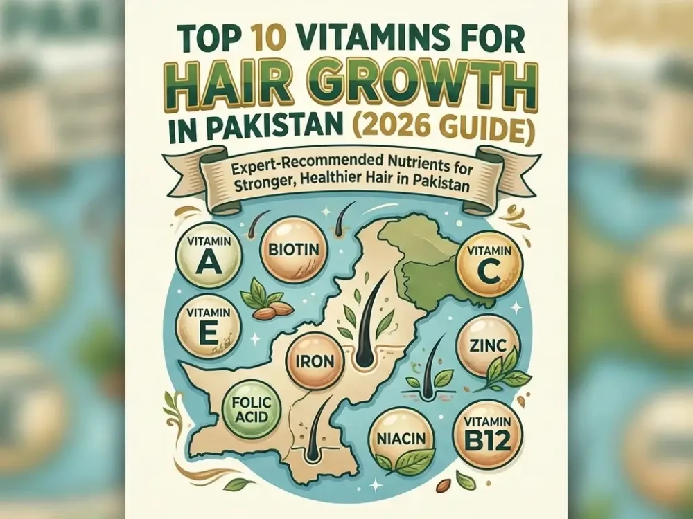Top 10 Vitamins for Hair Growth in Pakistan (2026 Guide)