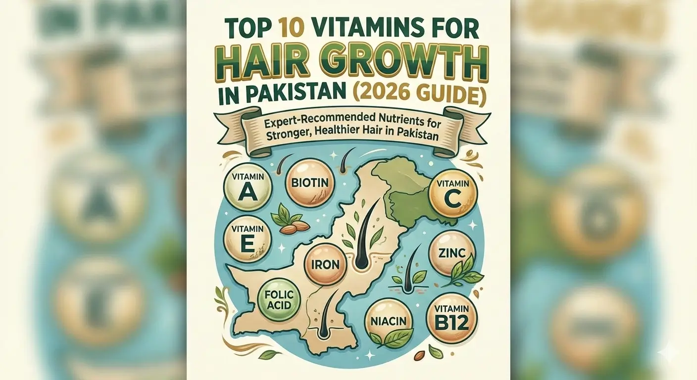 Top 10 Vitamins for Hair Growth in Pakistan