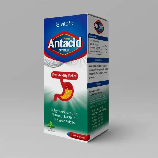 Rexum Antacid Syrup 120ml Rexum Antacid Syrup 120ml